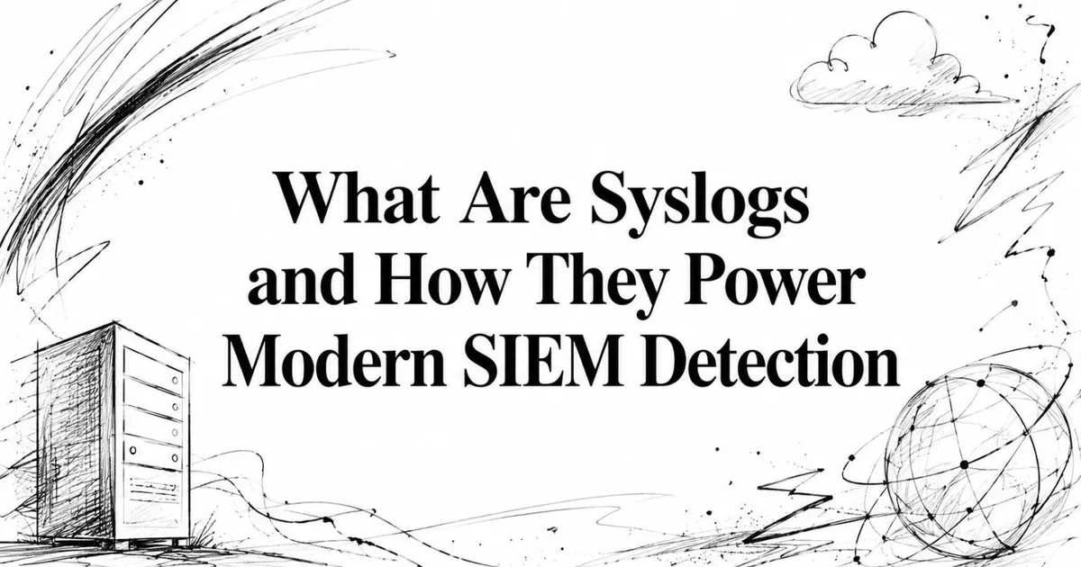 What Are Syslogs and How They Power Modern SIEM Detection