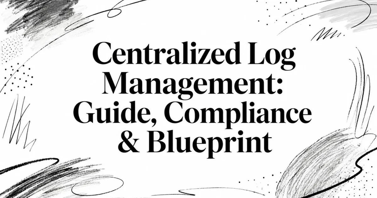 Centralized Log Management: Guide, Compliance & Blueprint