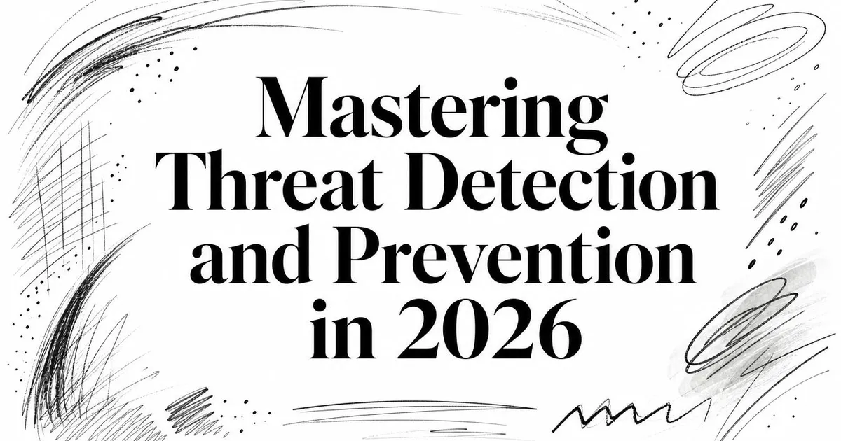 Mastering Threat Detection and Prevention in 2026