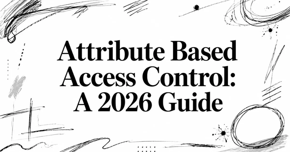 Attribute Based Access Control: A 2026 Guide