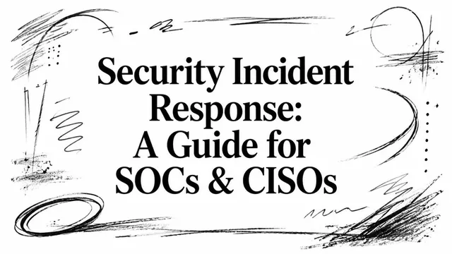 Security Incident Response: A Guide for SOCs & CISOs