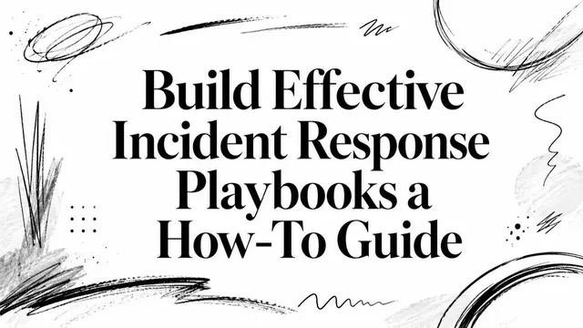 Build Effective Incident Response Playbooks a How-To Guide