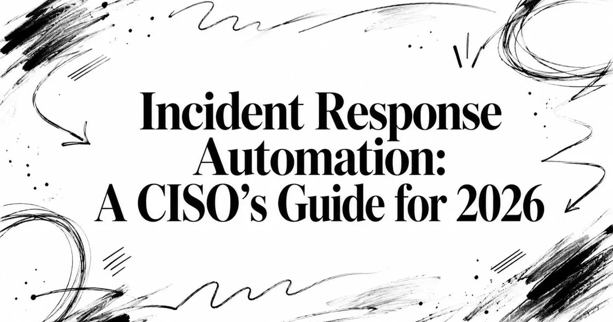 Incident Response Automation: A CISO’s Guide for 2026