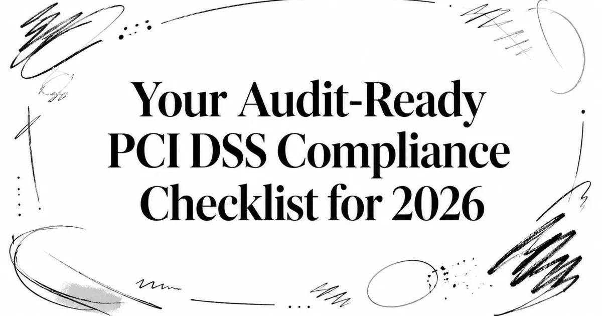 Your Audit-Ready PCI DSS Compliance Checklist for 2026