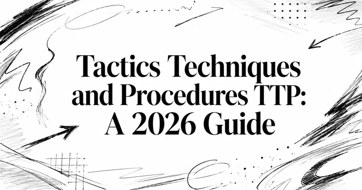 Tactics Techniques and Procedures TTP: A 2026 Guide