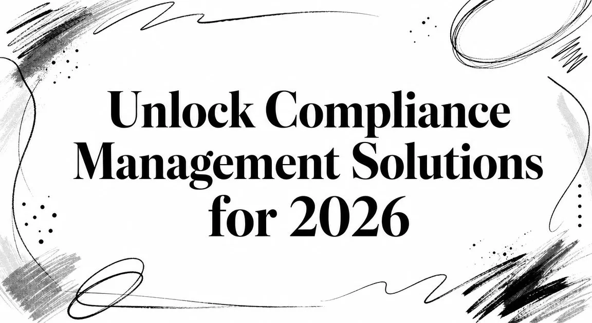 Unlock Compliance Management Solutions for 2026