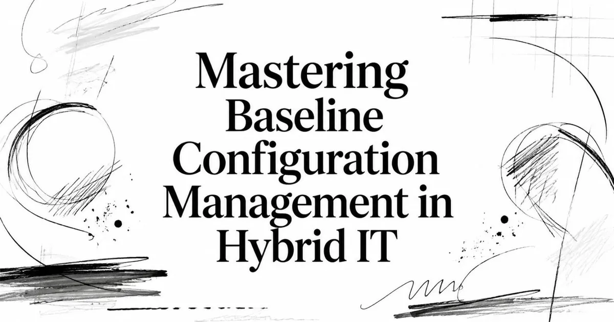 Mastering Baseline Configuration Management in Hybrid IT