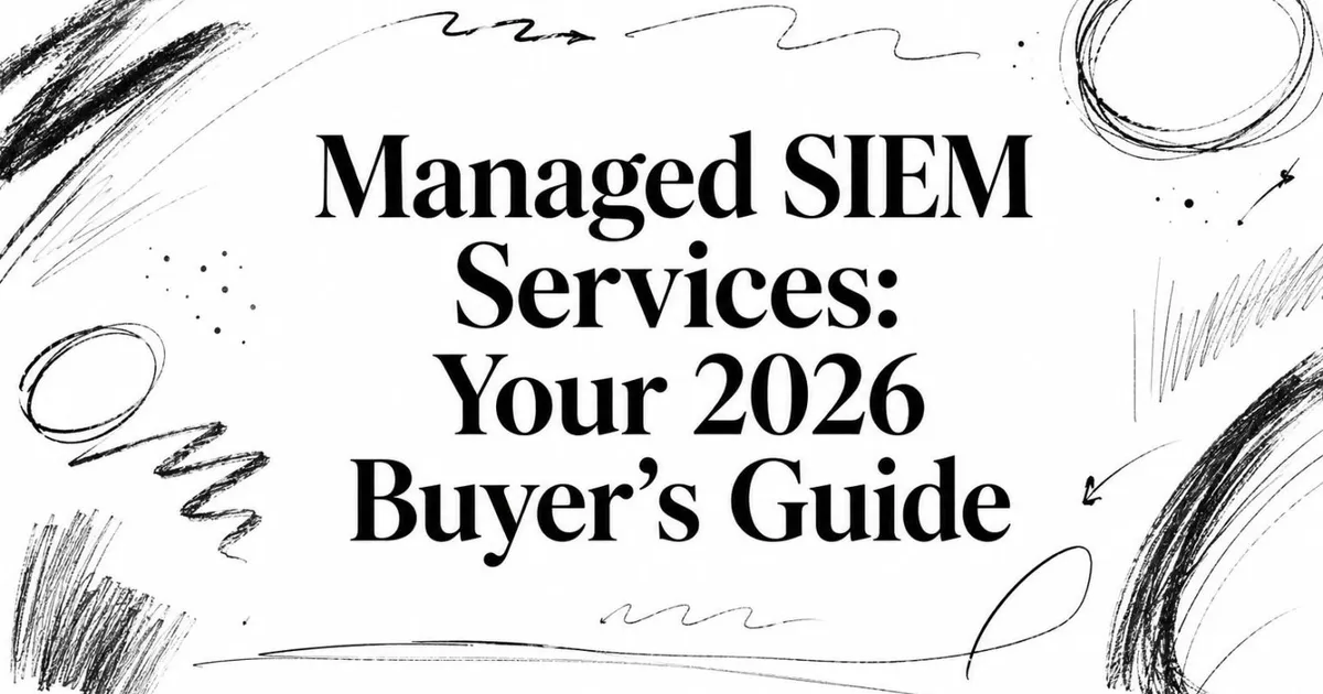 Managed SIEM Services: Your 2026 Buyer’s Guide