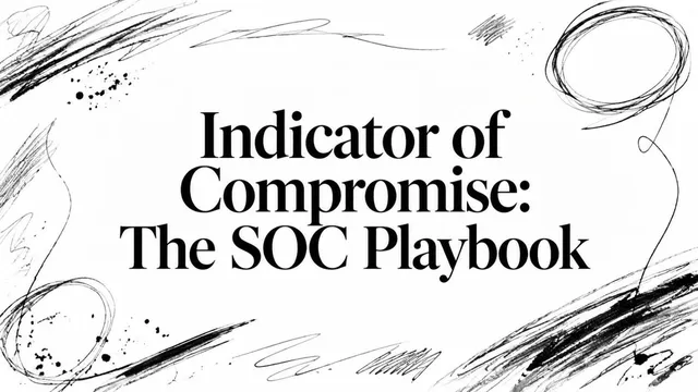 Indicator of Compromise: The SOC Playbook