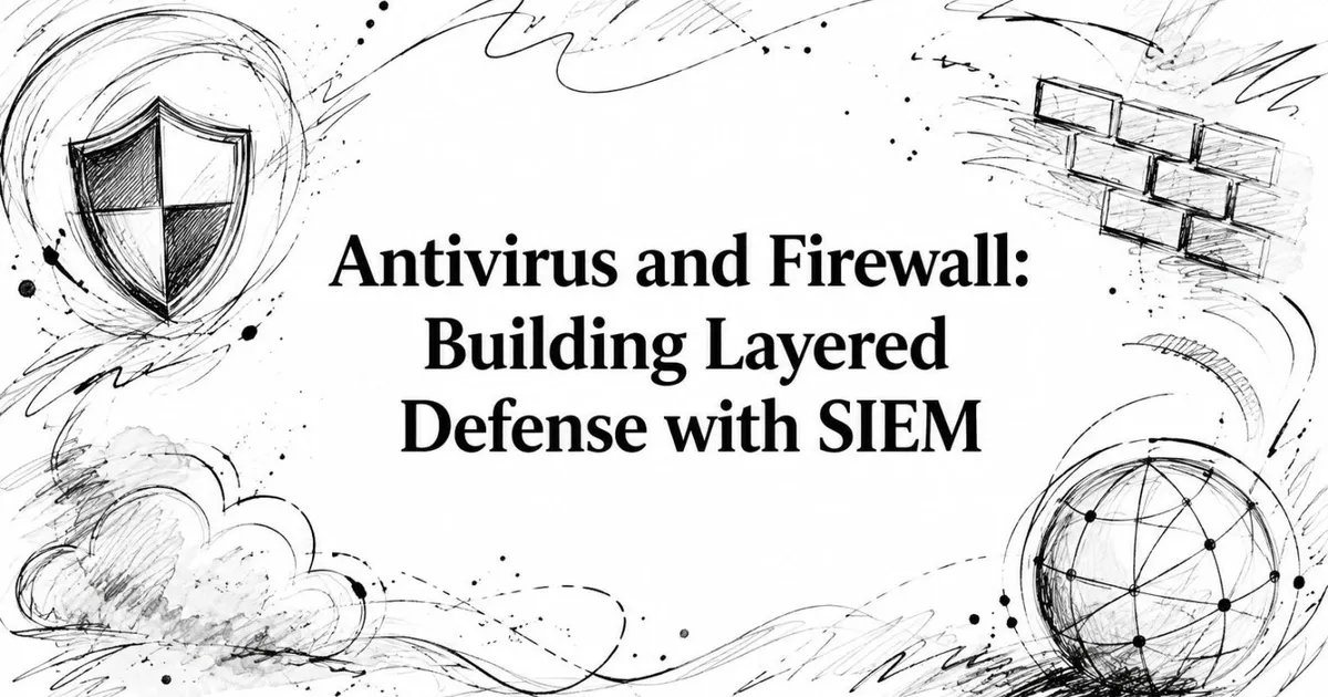 Antivirus and Firewall: Building Layered Defense with SIEM