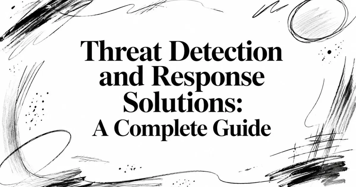 Threat Detection and Response Solutions: A Complete Guide