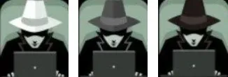 White Hat Grey Hat Black Hacker