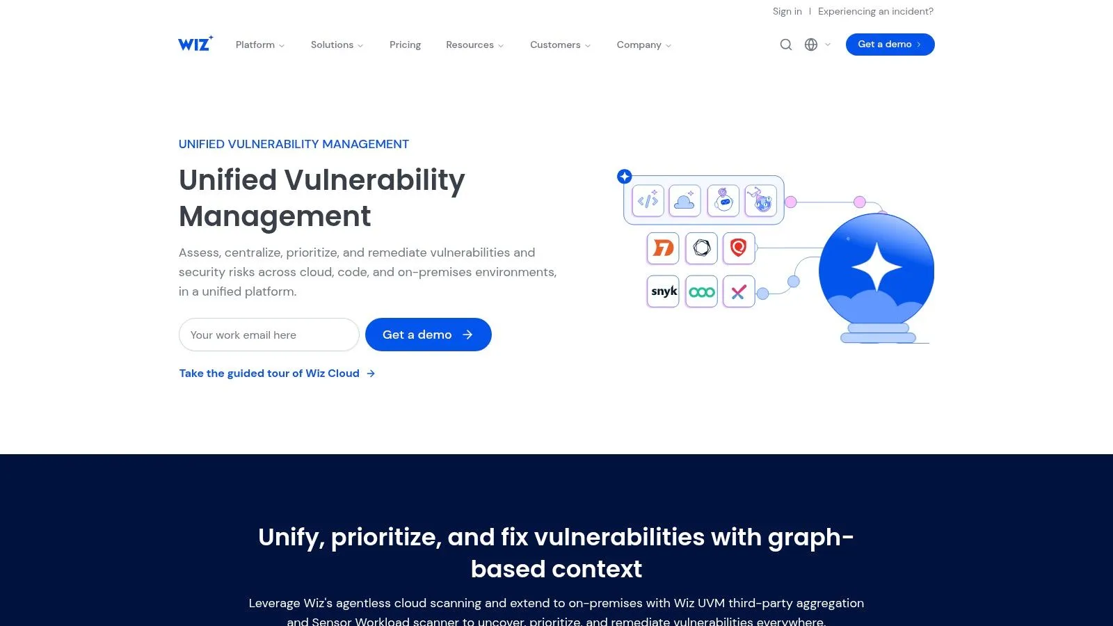 Wiz Vulnerability Management (within Wiz CNAPP)
