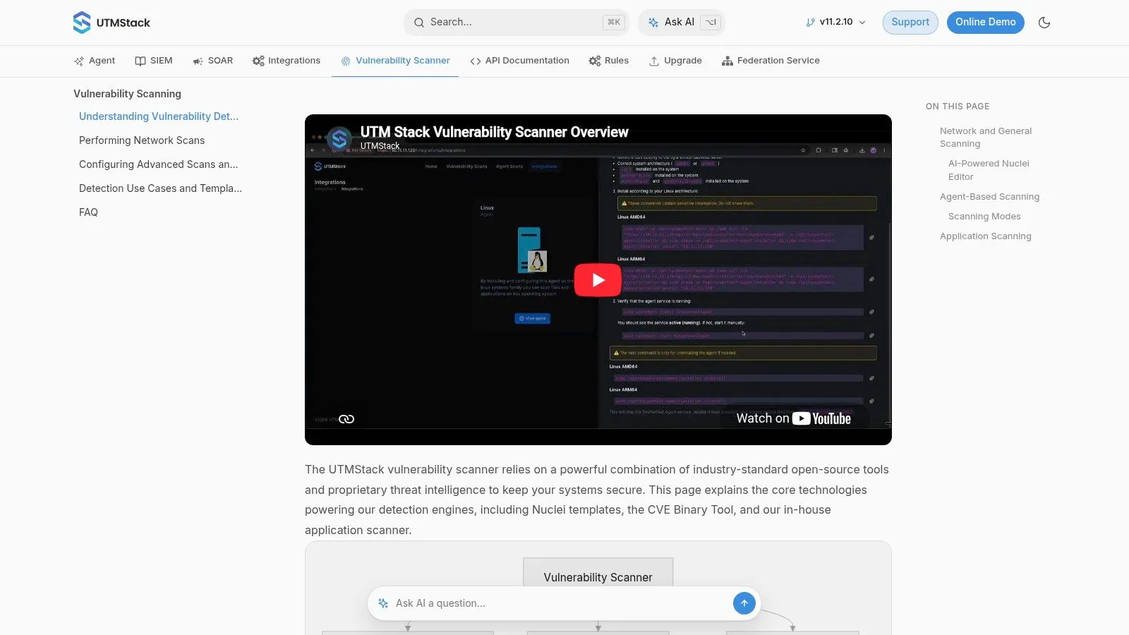 UTMStack Vulnerability Scanner